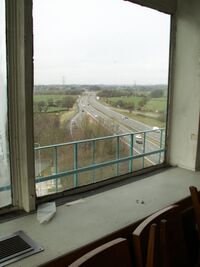 Pennine Tower motorway view.