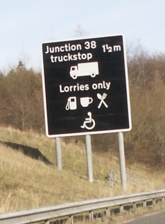 File:J38 Truckstop sign.jpg
