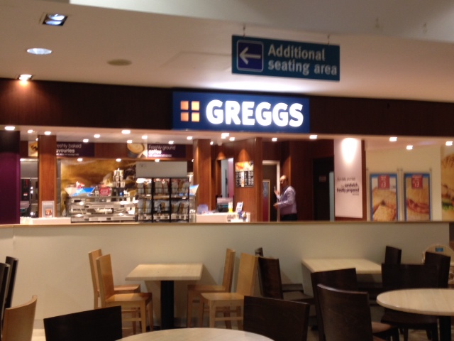 File:Pease Pottage - the new Greggs outlet, which has replaced the EDC restaurant.jpg