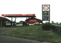 Old Esso petrol station.