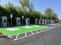 Electric vehicle charging point: InstaVolt Caxton Gibbet 2025.jpg