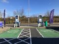 Electric vehicle charging point: BP Pulse Colchester 2024.jpg