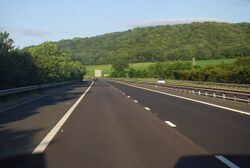 Motorway at Cluddley.