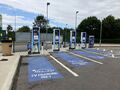 Electric vehicle charging point: BP Pulse Raunds 2024.jpg