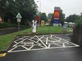 Electric vehicle charging point: Pont Abraham Ecotricity 2016.JPG