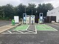 Electric vehicle charging point: BP Pulse Brackley 2023.jpg