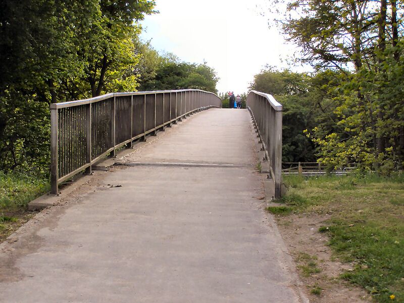 File:Heartshead Moor footbridge between the two sides.jpg