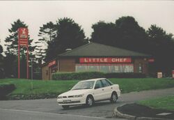 Little Chef car park.