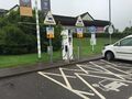 Electric vehicle charging point: Cardiff West Ecotricity 2016.JPG